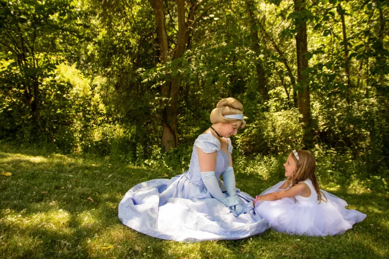 Cinderella with a girl